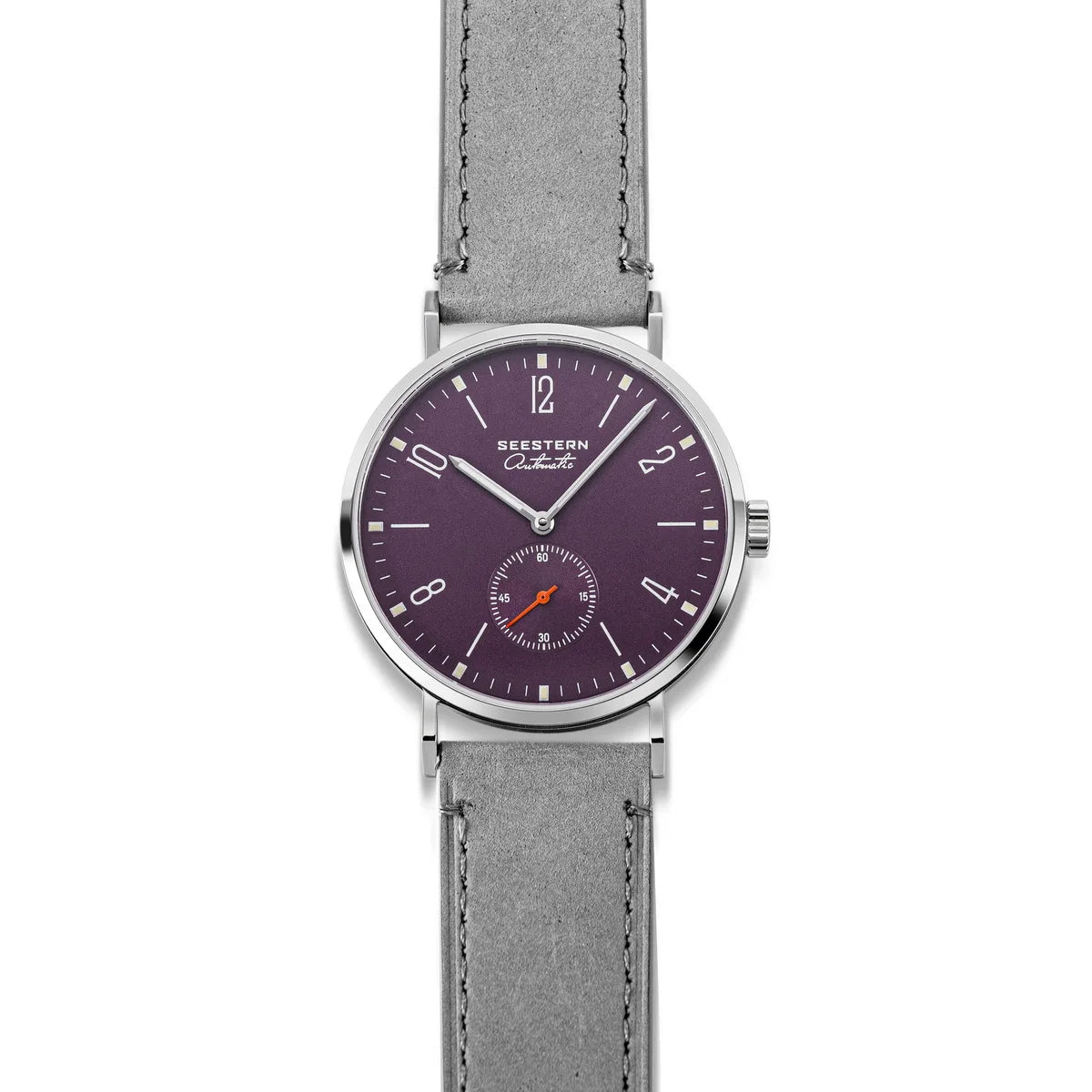 SEESTERN Men's Watch Auto Business Wristwatches ST1701 Movement UltraThin Strap