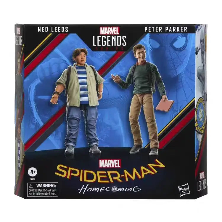 Original Hasbro Marvel Legends Series Spider-Man Peter Parker Ned Leeds Action Toy Figure Model Ornaments