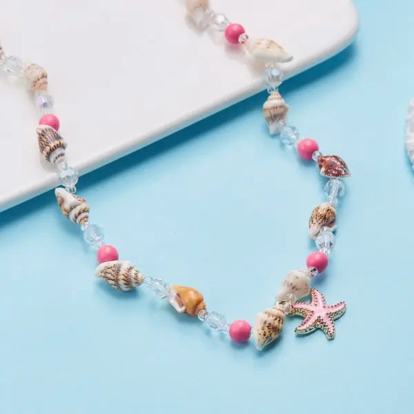 Bohemian Cowrie Shell Necklace for Women Summer Beach Choker Conch Starfish Pendant Beads Collar Boho Holiday Jewelry Gift 2026