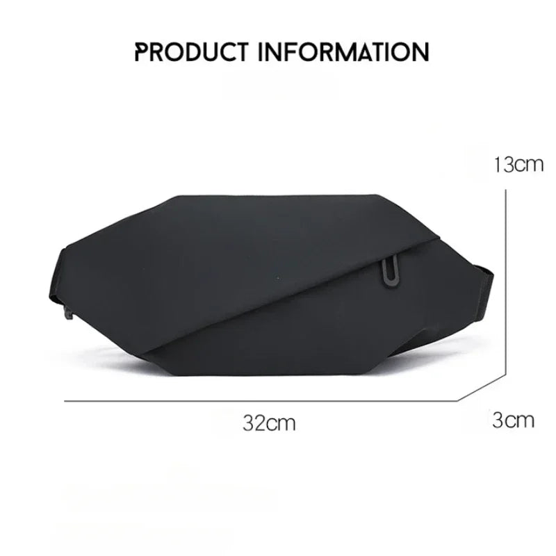 Man Waterproof Fanny Pack Men Minimalist Outdoor Sports Running Jogging Waist Bag Stylish Cross Body Belt Bag Waist Bag for Men