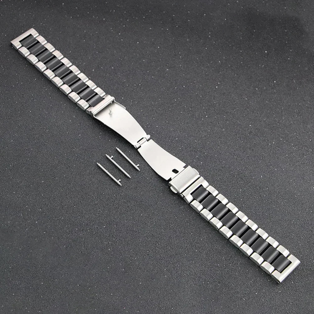 22mm SilverBlack Bracelet Strap Redmi Watch 5/5 Lite 3 Active/3 Lite Wristband1