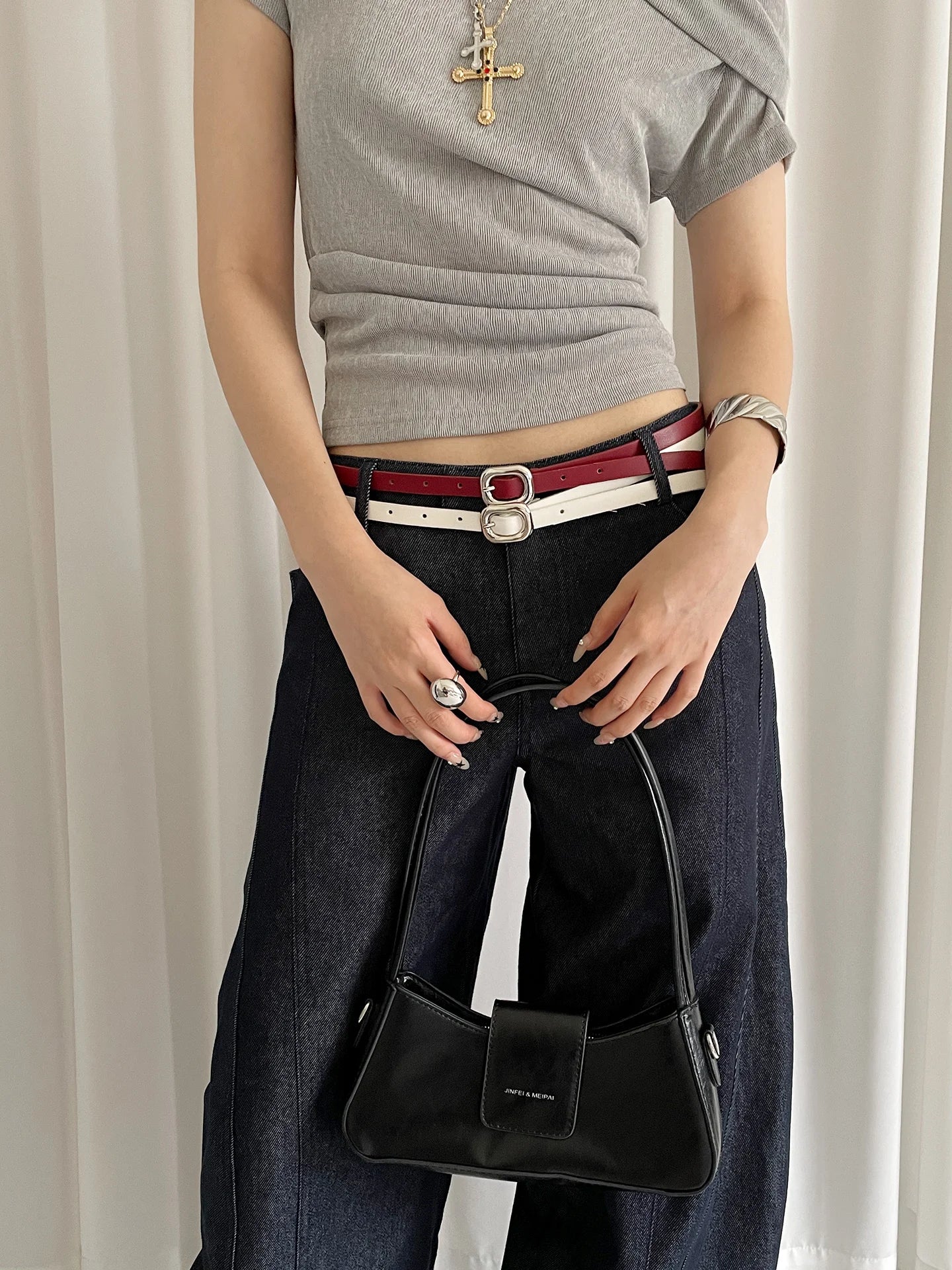 Fine Korean Style High-End Belt For Women Accessory To Wear With Skirts Jeans Etc