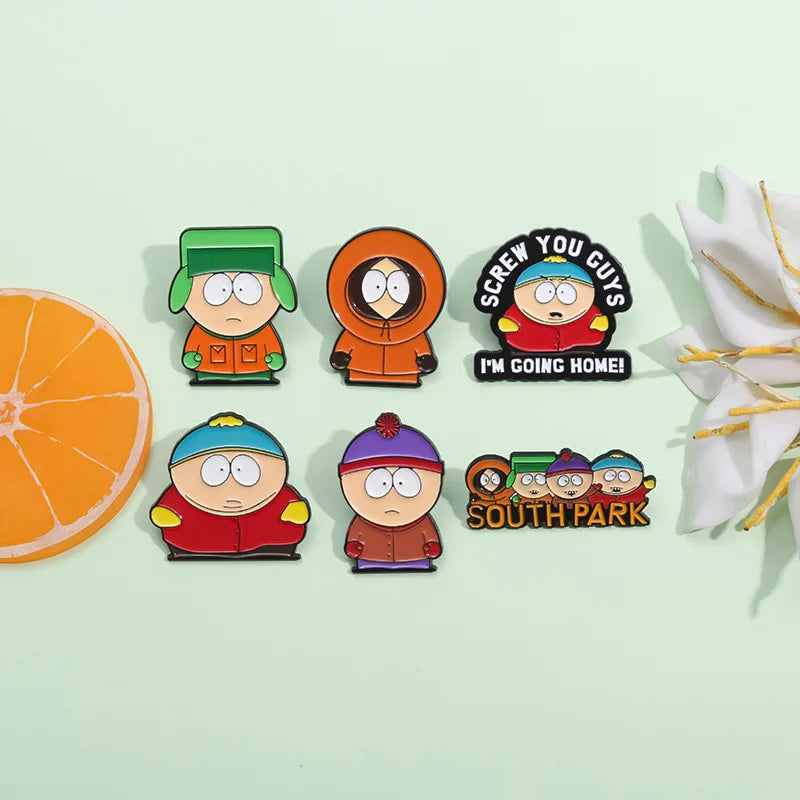 Coming Home Enamel Pin Cute South Park Badge Backpack Clothes Jewelry Accessorie