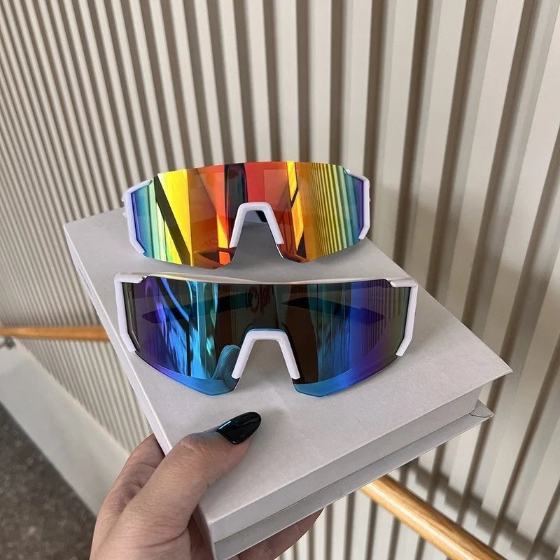 10pcs Cycling Goggles Men and Women Sunglasses Motorcycle Windproof Glasses Mountaineering Outdoor UV Protection Sunglass