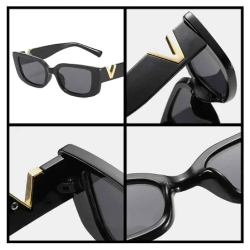 JNPCXI Retro Cat Eye Sunglasses Women Luxury Beige Sun Glasses Men Fashion Design