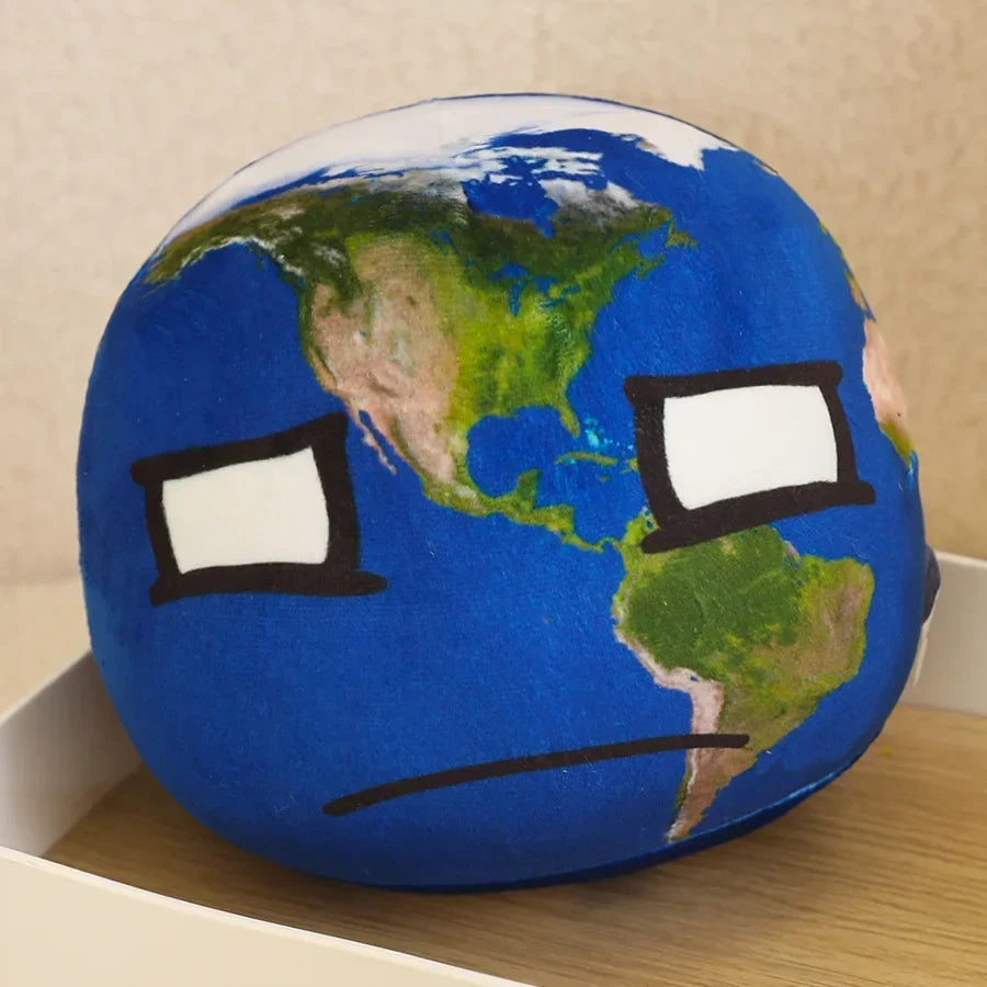 Planet Pillow Plush Toy 10 Styles Earth Moon Sun Mars Doll Children's Cognitive Stuffed Doll Ornaments Polandball Pillow