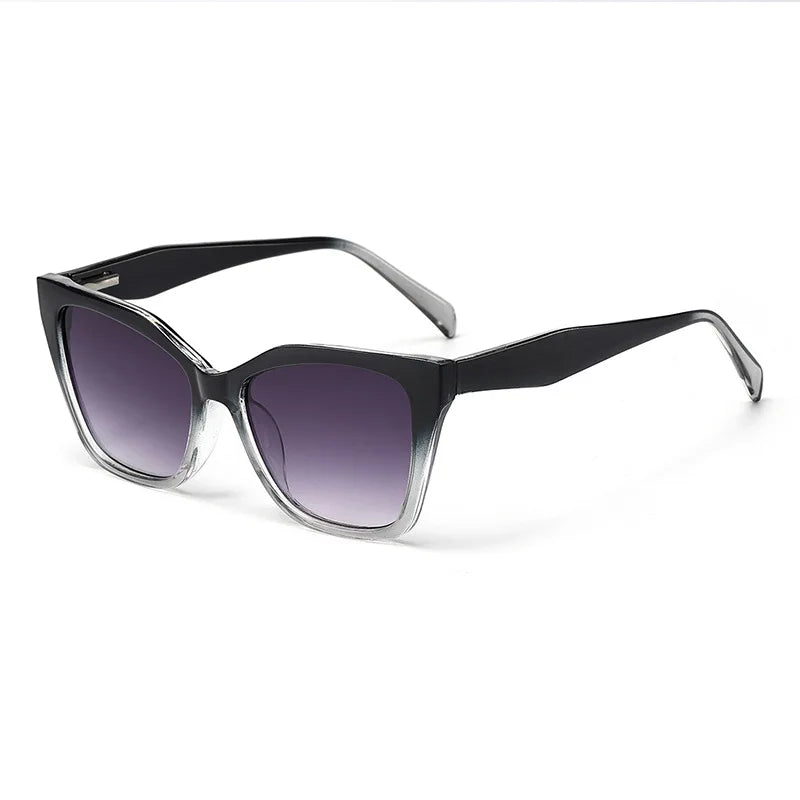 JNPCXI Fashion Cat Eye Sunglasses Women Vintage Square Punk Sun Glasses for Ladies Shades Retro Eyewear UV400