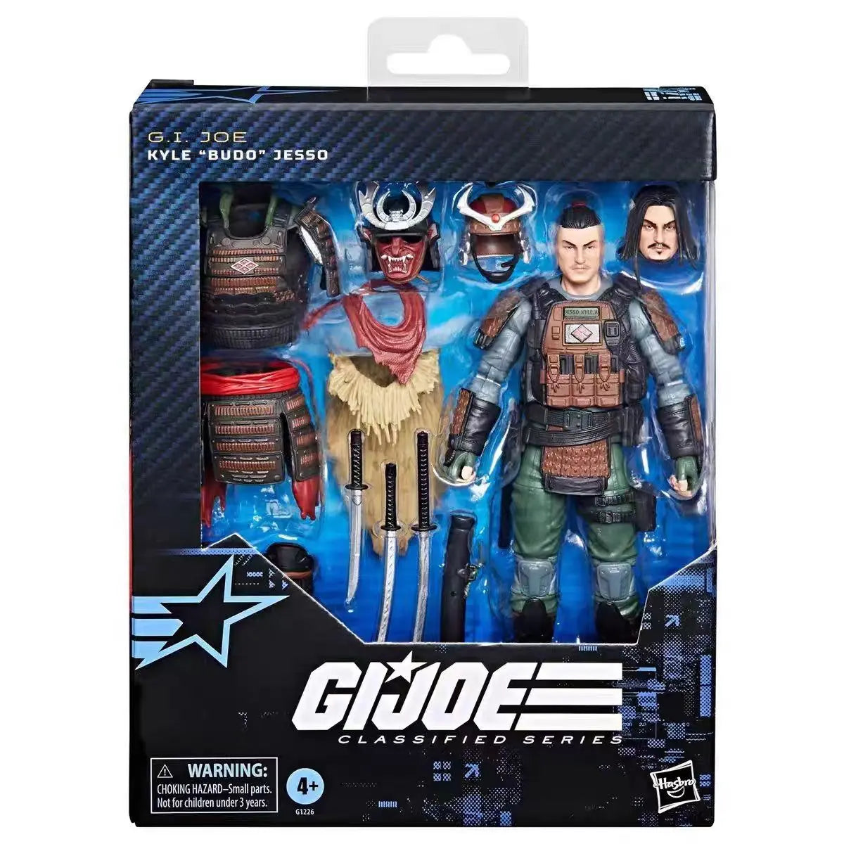 Original Hasbro G.I. Joe Classified Series 174 Kyle 'Budo' Jesso Action Toy Figure Collection Model