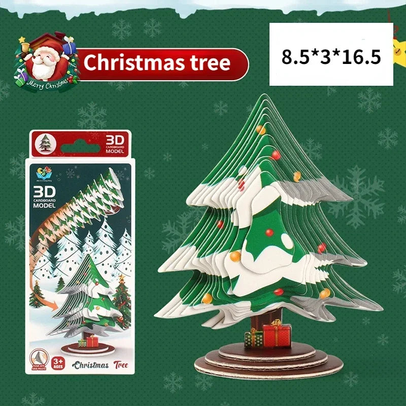 3D Jigsaw Puzzles for Kids Jurassic World Dinosaur Educational Toys Paper Animal Puzzle Cartoon Model Toys Children's Day Gift
