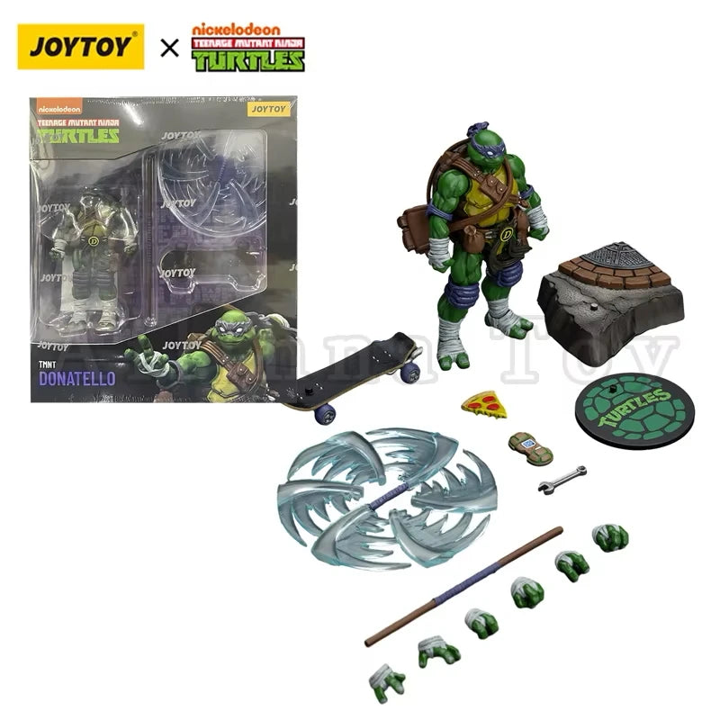 JOYTOY 1/18 Action Figure Turtles-Michelangelo Donatello Leonardo Raphael Anime