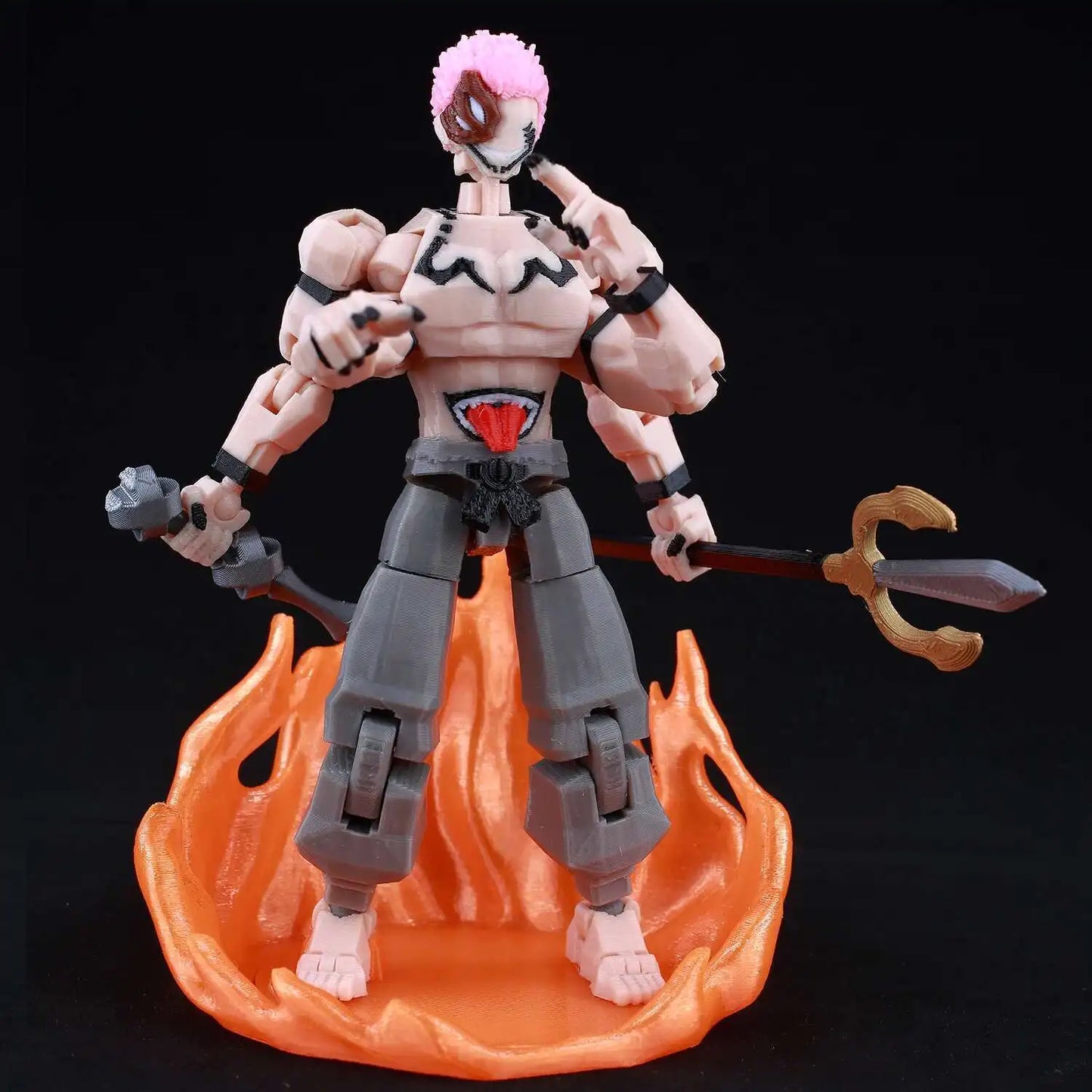 9L 3D Printed Anime Jujutsu Kaisen Sukuna Dummy 13 Shapeshift Action Figures 21