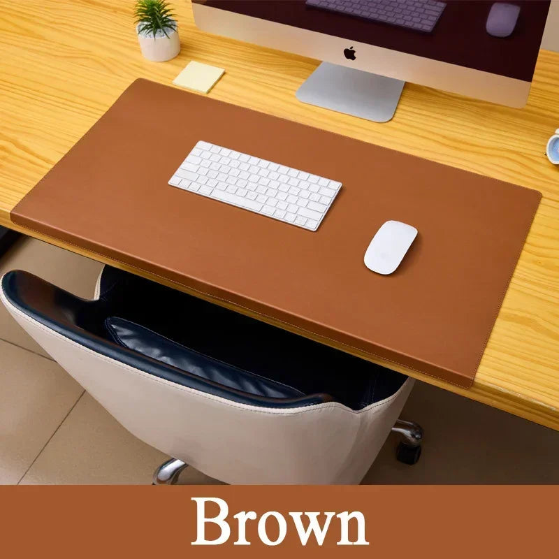 Folding Big Mouse Pad Elbow Guard Wrist Guard mousepad PU Office Desk Mat Laptop Computer Desk Pad Gaming Table Mat