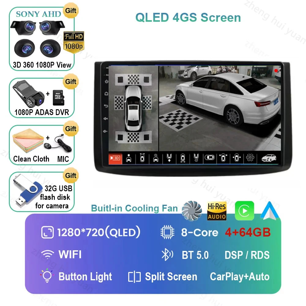 For Chevrolet Aveo T250 2006 - 2012 Nexia 1 2020 2021 - 2022 Android 16 CarPlay Auto Car Radio Multimedia navigation video DVD