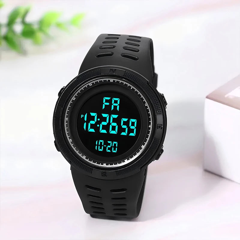 Men's Sports Watch Digital Calendar Electronic Watch Military LED Watch