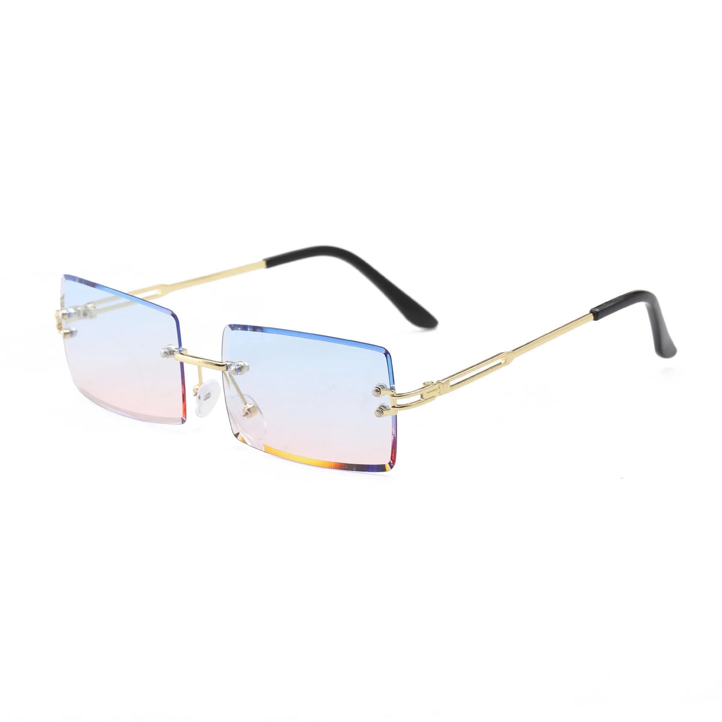 Frameless Trimmed Square Sunglasses Fashion Sunglasses Women European and American Trend Eyewear