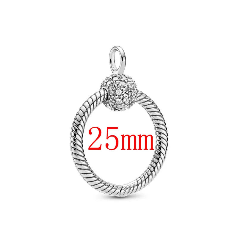 925 sterling silver plated Shining big green nature heart Women Necklace Pendant