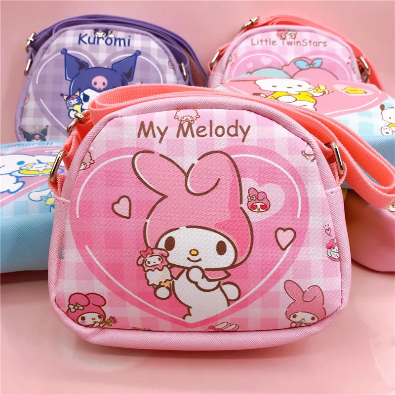 Crossbody Bag Sanrio Shoulder Bags Cute Cartoon Backpacks  Cinnamorol Girl Pouch