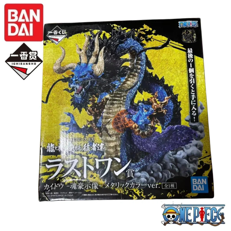 Special OfferIn Stock Original Bandai Ichiban Kuji One Piece Ex Warriors Who Stand with Dragons Queen King Anime Figures Mol Col