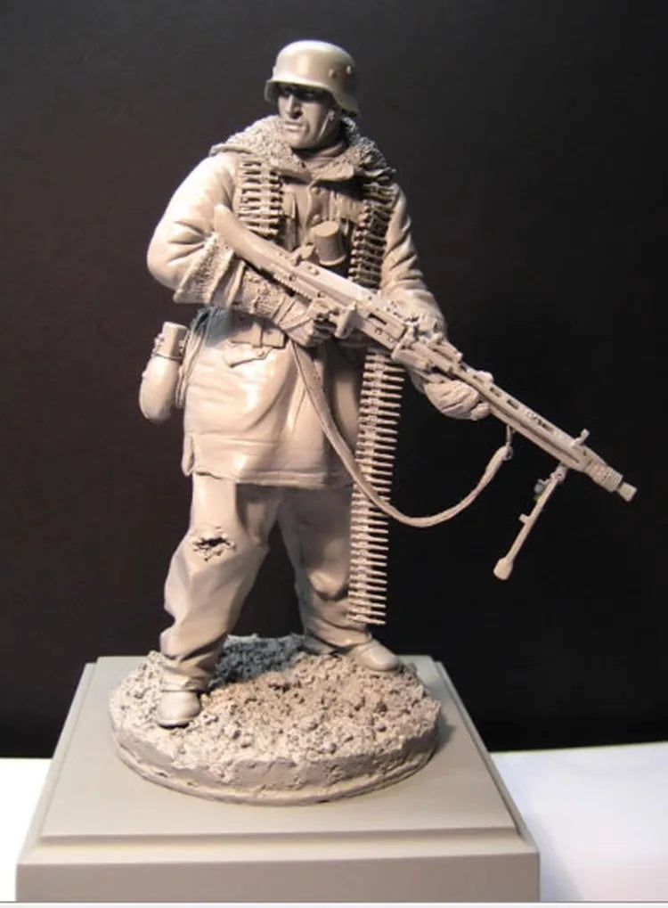 1: 16 Casting Resin Model Grey Kit Halding Kharkov Frontline Soldier Model Requires Assembly Unpainted