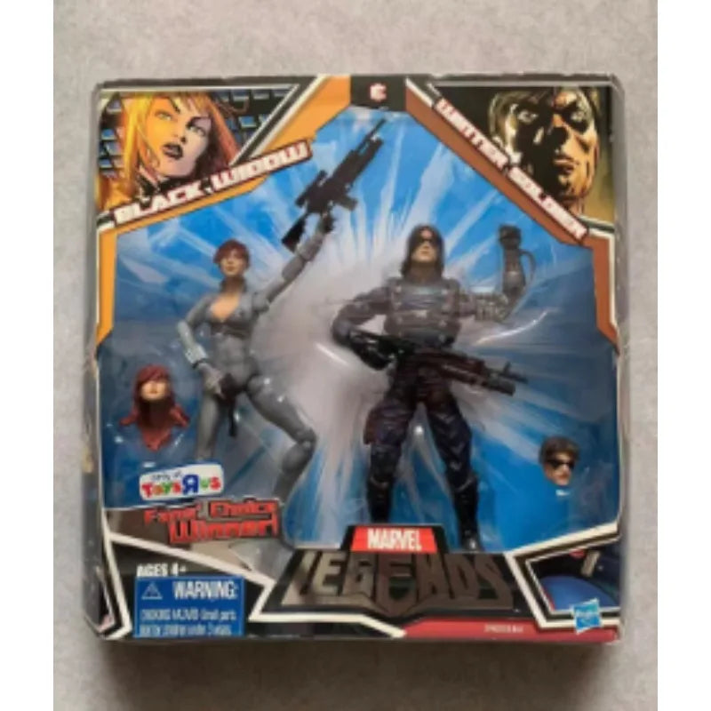 Original Hasbro Marvel Legends BLACK UIDOW UINTER SOLDIER Anime Figure Toy Collection Model