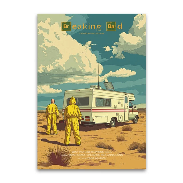 Breaking Bad TV Canvas Wall Art Print Poster Movie Art Decor Painting Unframed19