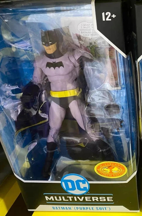 7 inches McFarlane Toys Orange Purple Batman Action Figure DC Multiverse Model ﻿