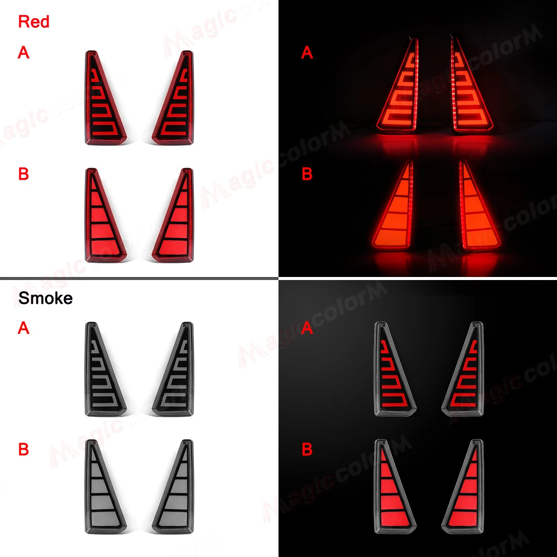 For Toyota NOAH VOXY 80 Series 2014 2015 2016 2017 2018 Rear Bumper Reflector Light Sequential Turn Signal Brake Driving Lamp