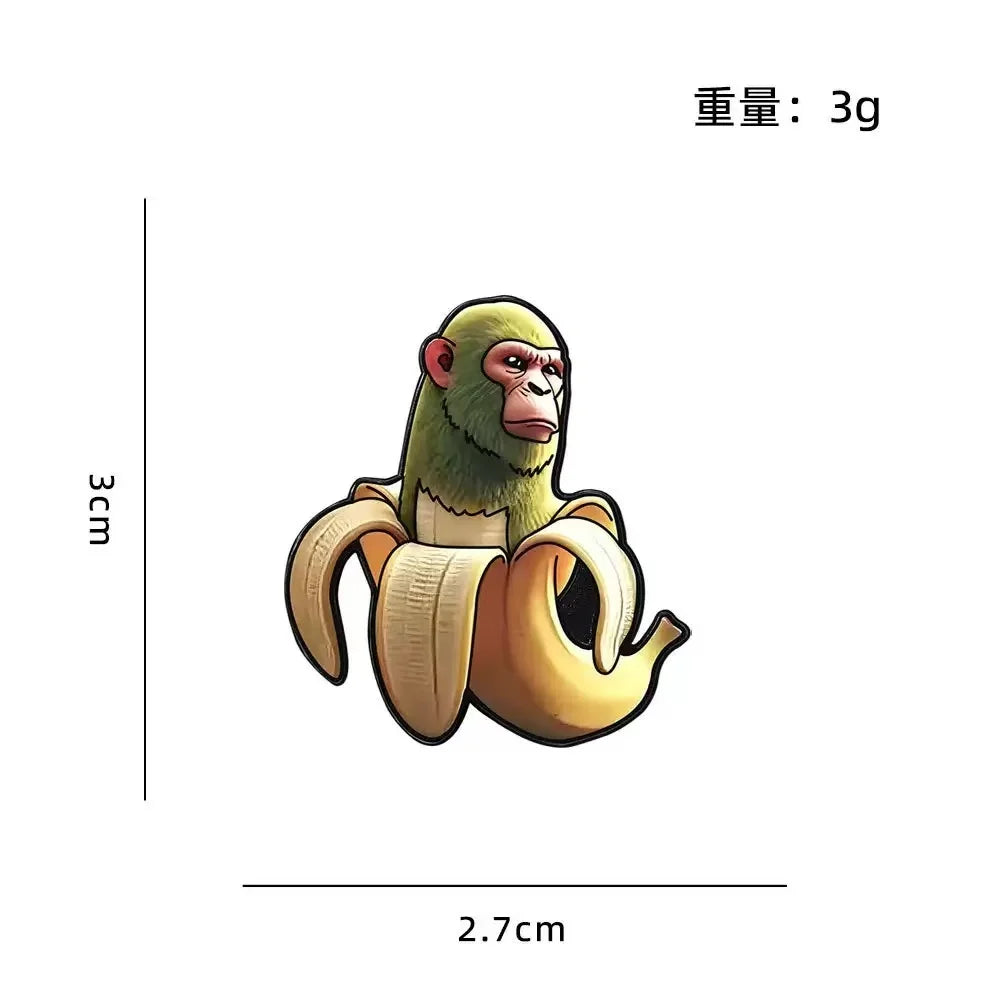 4 PCS Cartoon Cat Frog Capybara Giraffe Duck Enamel Pin Cute Animal BadgeLapel Pins Brooches for Jackets Cosplay Accessories Toy