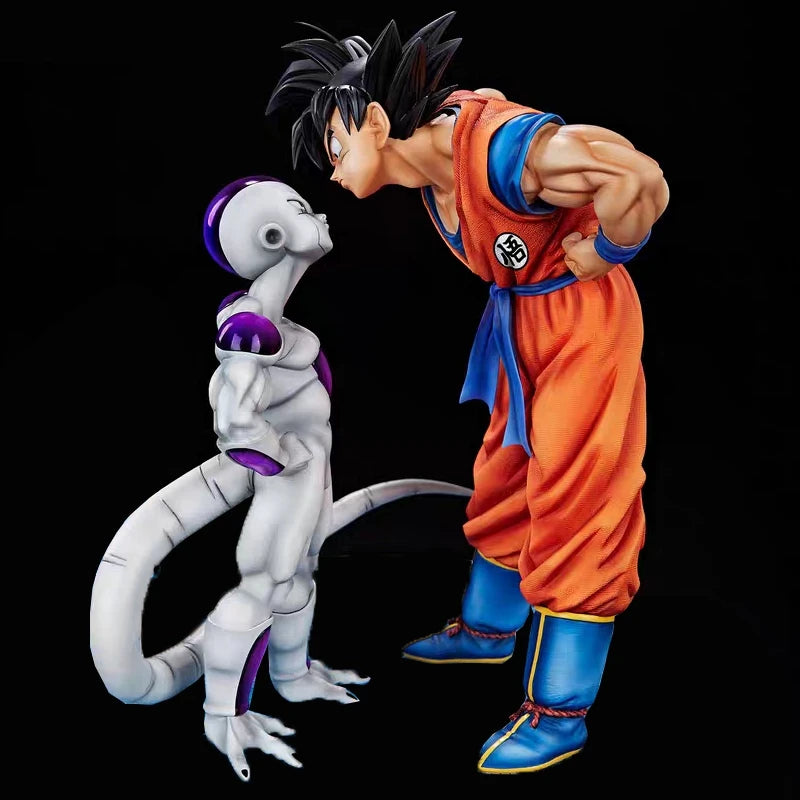Dragon Ball Anime Figures Son Goku Frieza Look Each Other Figurine 18cm Pvc Statue Model Doll Collection Room Decora Toys Gifts