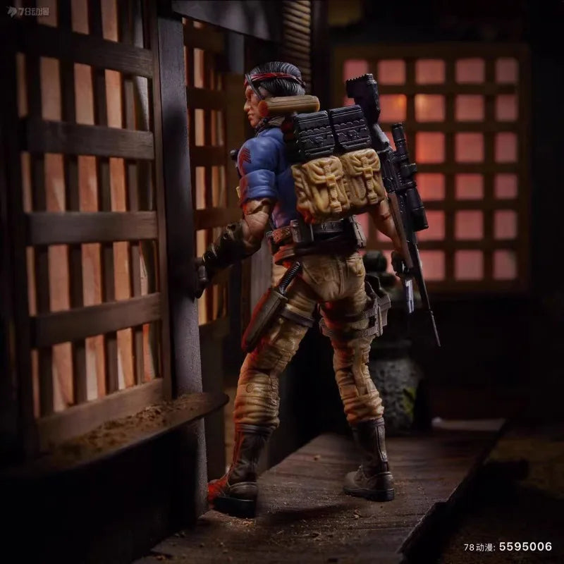 Original Hasbro G.I. Joe Classified Series Spirit Iron Knife Anime Figure Toy Collection Model