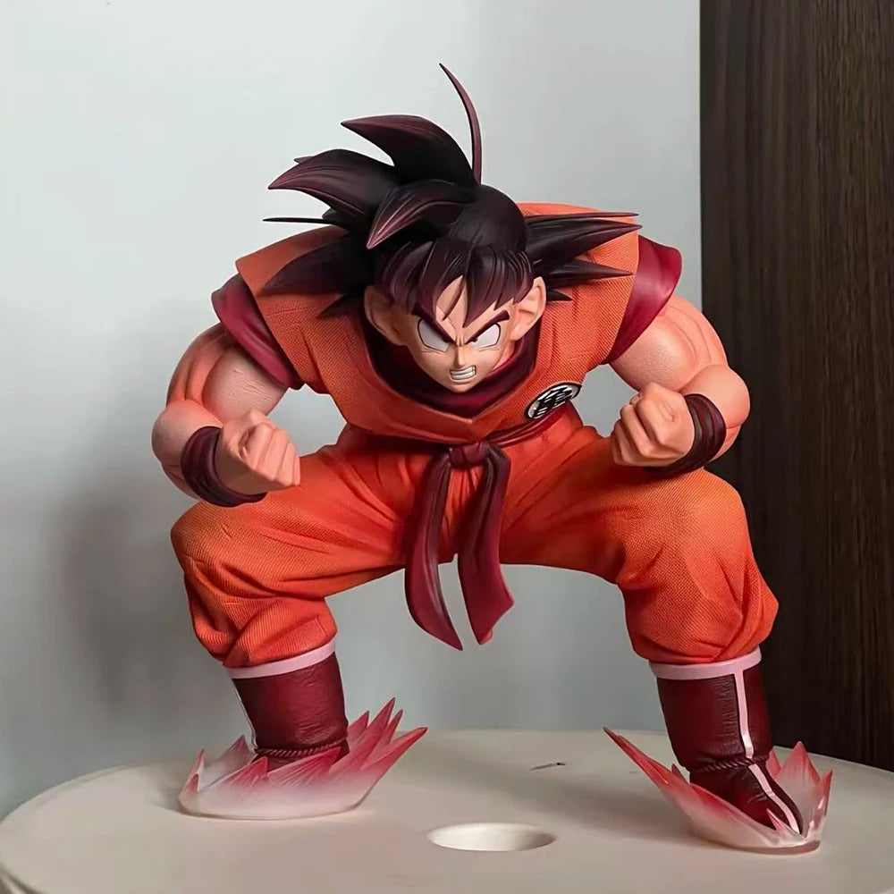 17cm/6.69inch Anime Dragon Ball Z Kaiouken Goku Figure Super Saiyan Son Goku Action Figurine VF Statue Collection Model Toy Gift