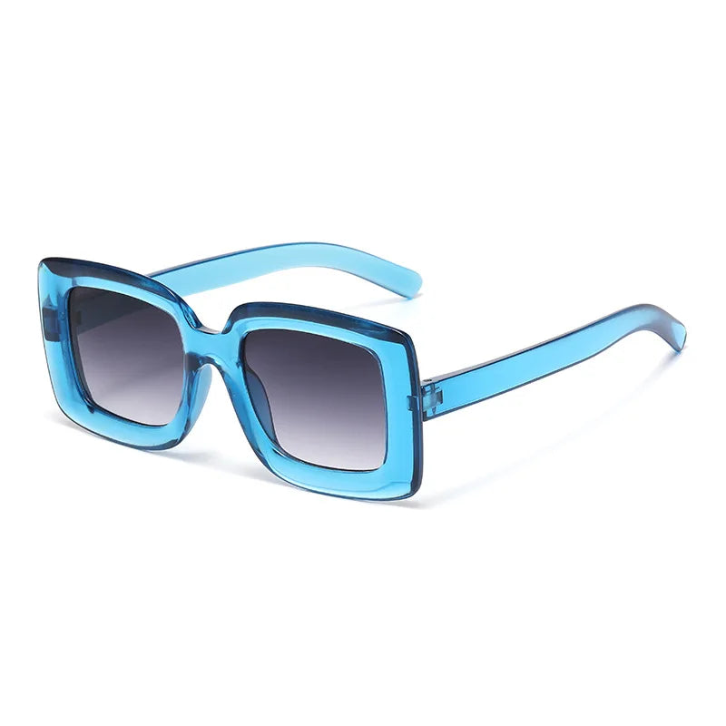 JNPCXI New Square Sunglasses Women Fashion Shades UV400 Men Luxury Gradient Transparent Male Female Sun Glasses