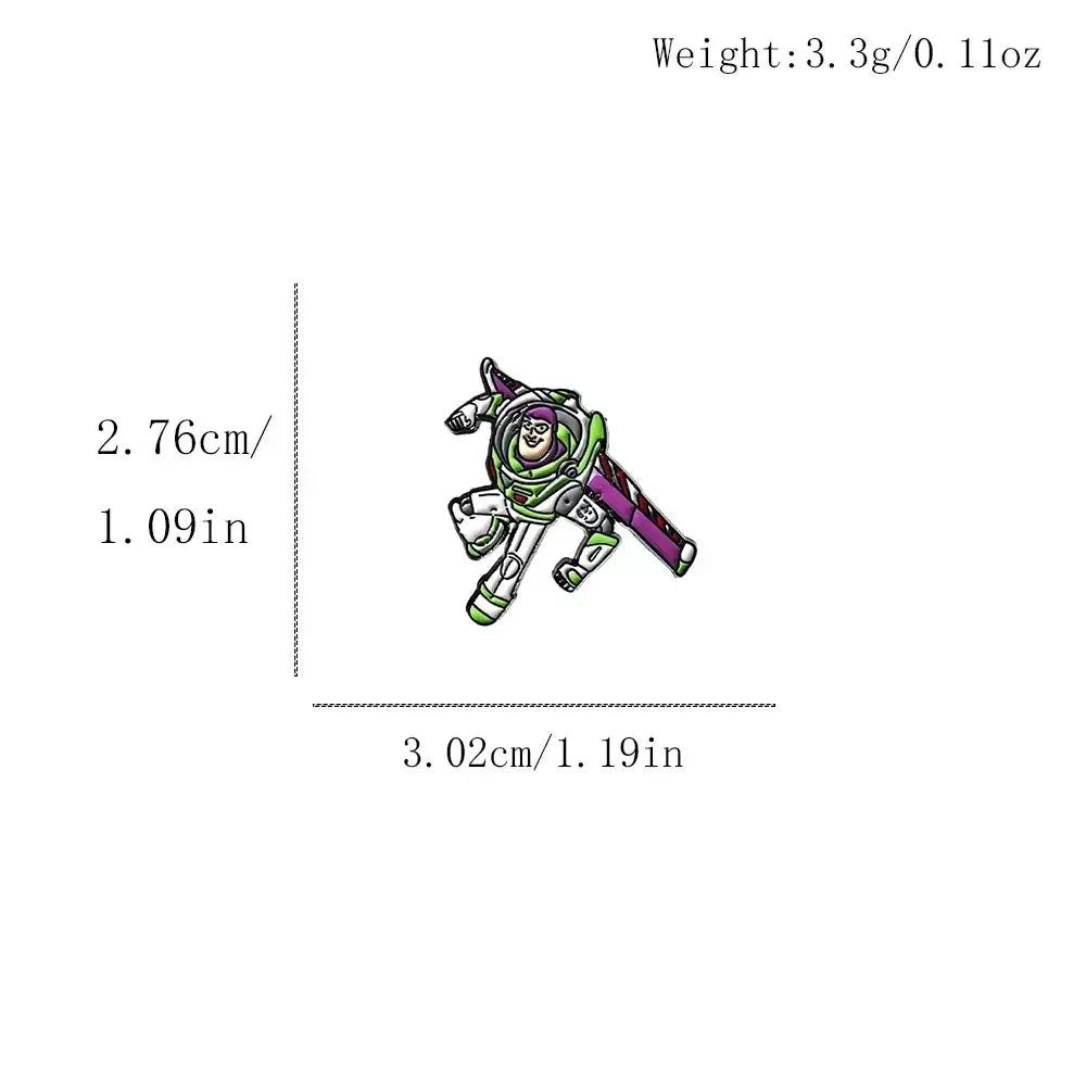 8pcs/set Cartoon Anime Enamel Pins Funny Villain Brooch Set Badge Lapel Pin Clothes Accessories Fashion Jewelry Birthday Gifts