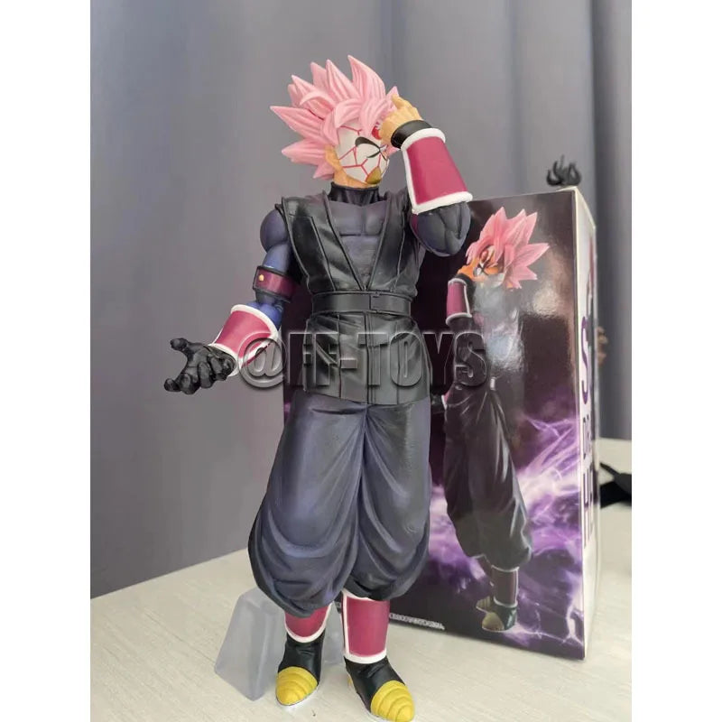 Super Dragon Ball Heroes Figure Zamasu Black Goku 25cm PVC Action Figures GK Statue Collection Model Toys for Children Gifts