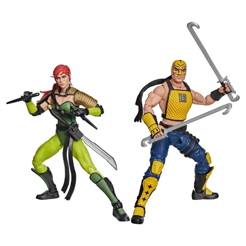 【Pre Sale】Original Hasbro G.I. Joe Classified NINJA FORCE SCARLETT & T'JBANG Action Toy Figure Collection Model
