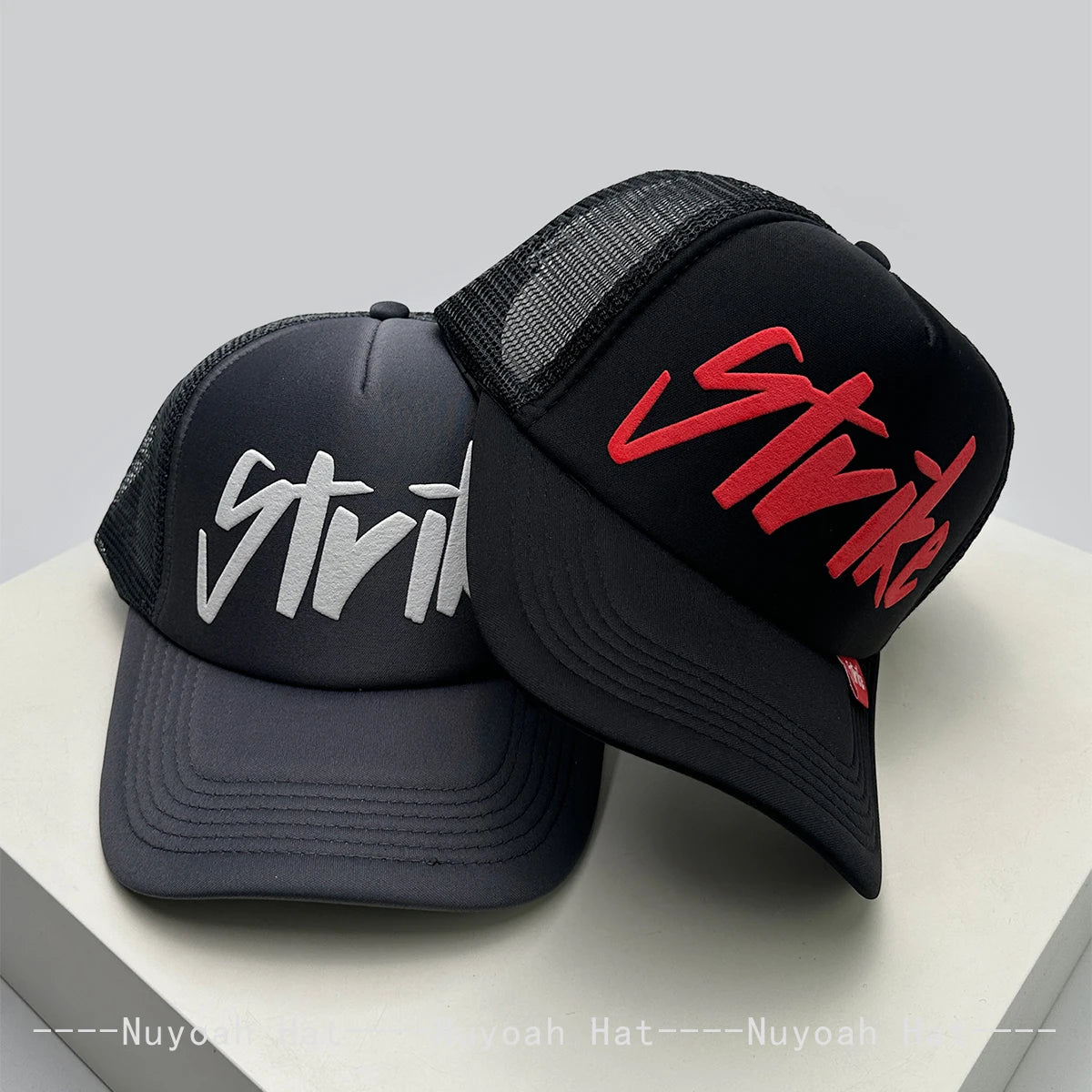 New Unisex Korean Personal Printed Letters Baseball Hats Breathable Simple Sunshade Hip Hop Trucker Caps Versatile Fashion ins