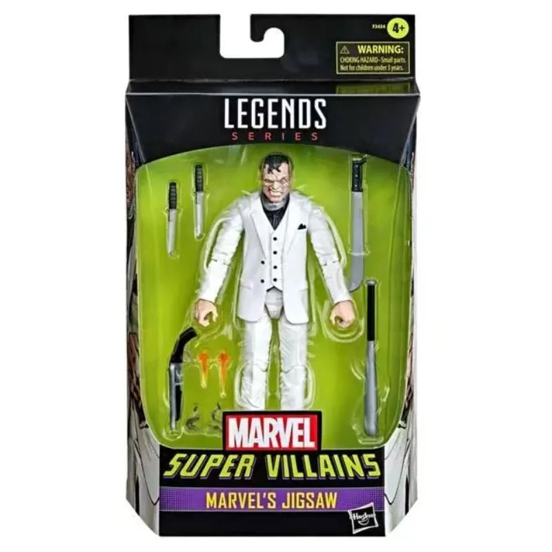 Original Hasbro Marvel Legends Series Super Villains Jigsaw Anime Figure Toys Ornaments Model
