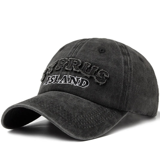 CNTANG Washing Retro Style Baseball Cap For Men Casual Cotton Letter Embroidery Women's Cap Summer Outdoor Sports Sun Visor Hat