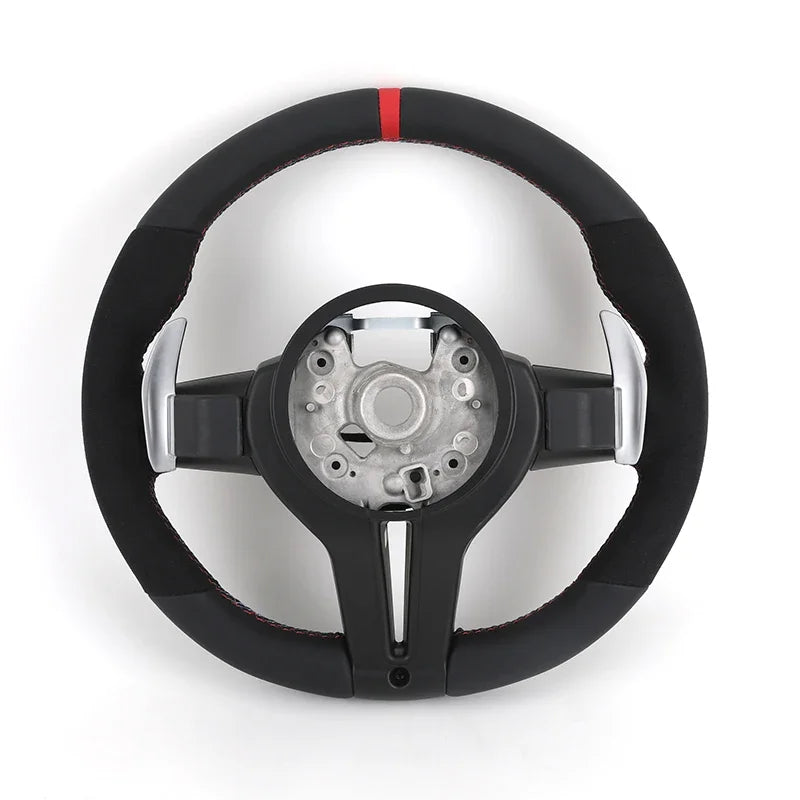 Carbon Fiber Half-Suede Steering Wheel M Sport for BMW M3 M5 F10 F30 F20 F21 F22 F31 F32 F33 F34 F36 F15 F16 F25 F26 F01 F07
