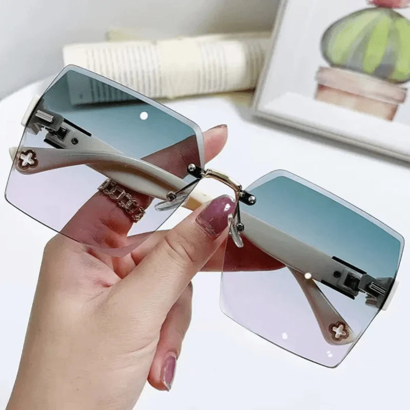 Fashion Frame Cutting Sunglasses Mask Sunglasses Women's Fashion Women's Fashion Sunglasses
