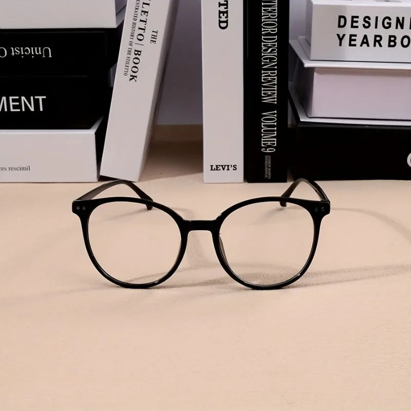 1pc Retro Full-Rim Square Frame Glasses - Lightweight Unisex Eyewear for Men & Women Fashion GlassesValentine's Day Gift