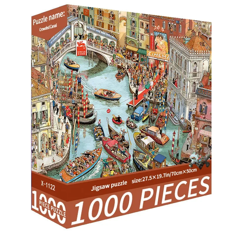 70*50CM 1000 Piece Puzzle for Adults Challenging Decompression Creative Home Decoration Gift All Special Occasions