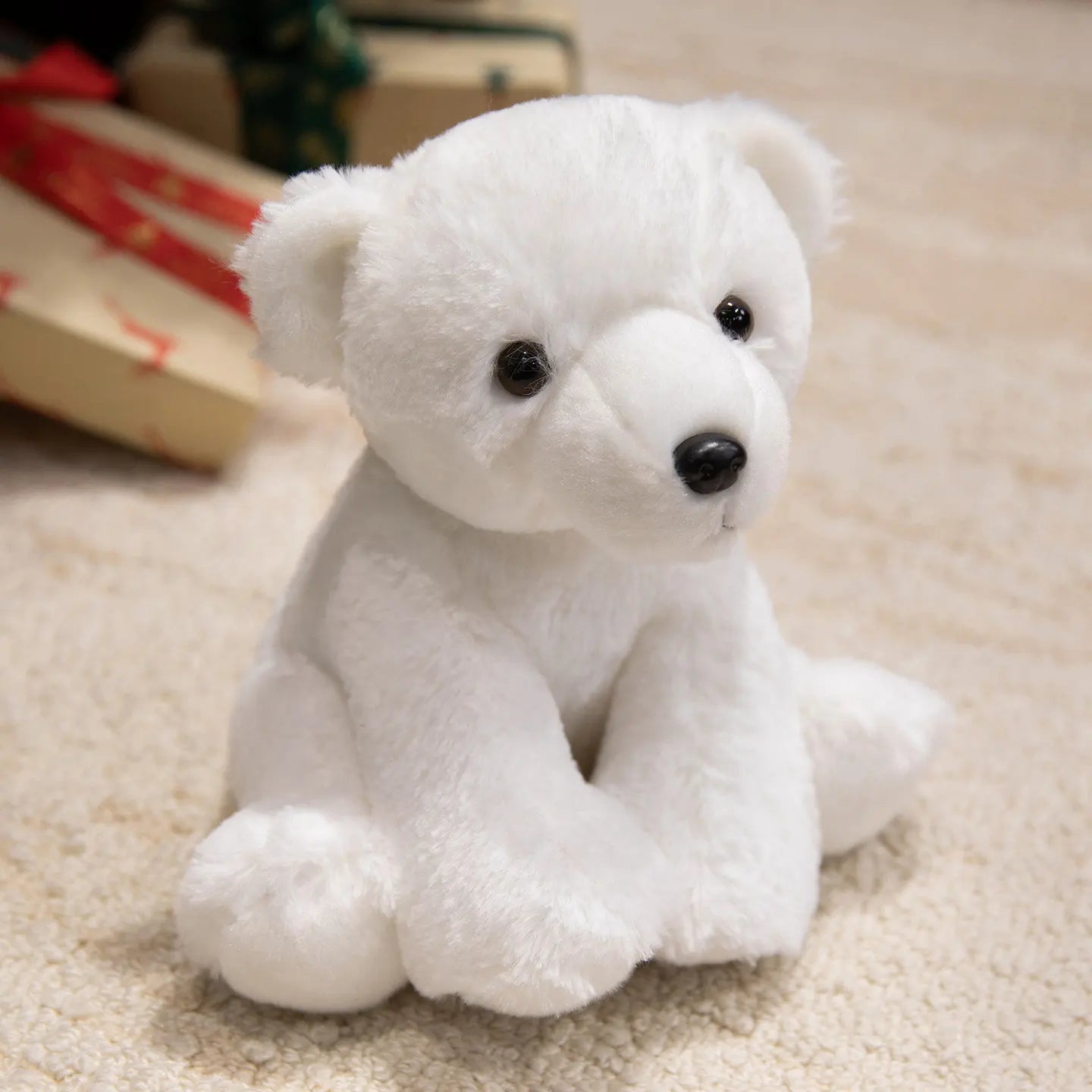 20cm Sitting Cute Forest Animal Tiger, Lion, Sheep, Cow, Fox, Plush Toy Doll, Christmas Birthday Gift