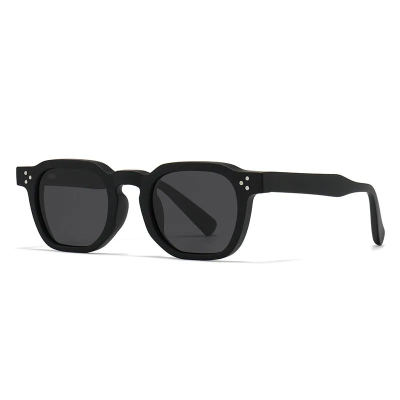 JNPCXI New Polarized Vintage Rivets Polygon Square Women Sunglasses Fashion Men Shades UV400