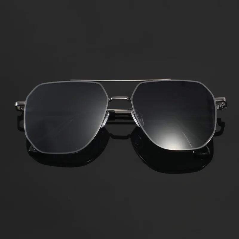 Men's Personalized Polarized Sunglasses UV Resistant Square Sunglasses for Driving