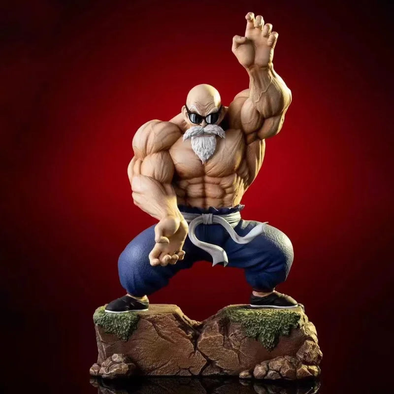 Dragon Ball Master Roshi Figure Kame Sennin Figurine With Base 26CM PVC Action Figures Collection Model Toys for Children Gifts