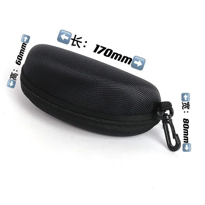 JNPCXI Portable Zipper Sunglasses Protector Box Eye Glasses Case Box Travel Pack Glasses Case Accessories with Hook
