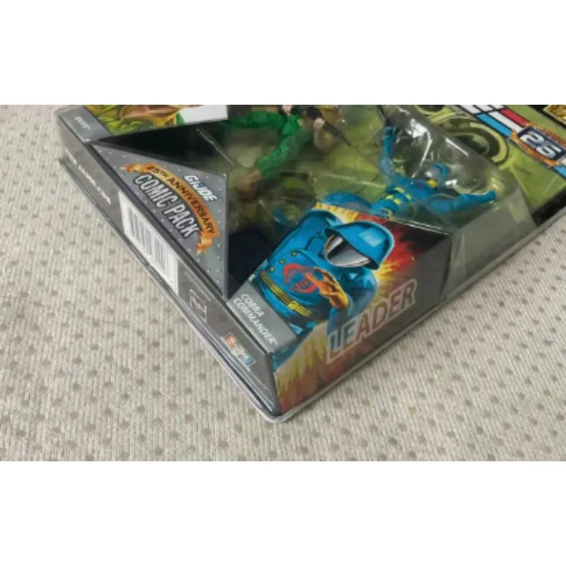 Original Hasbro G.I. Joe A REAL AMERICAN HERO COMIC PACK DUKE & COBRA COMMANDER Anime Figure Toy Collection Model