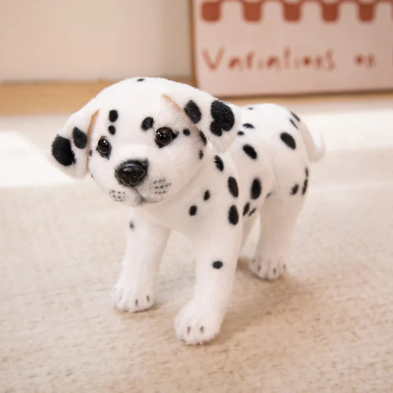 New Dalmatians Dog Plush Toy Cute Stuffed Realistic Beagle Spotted Puppy Doll Home Decor High Quality Kids Birthday Gift