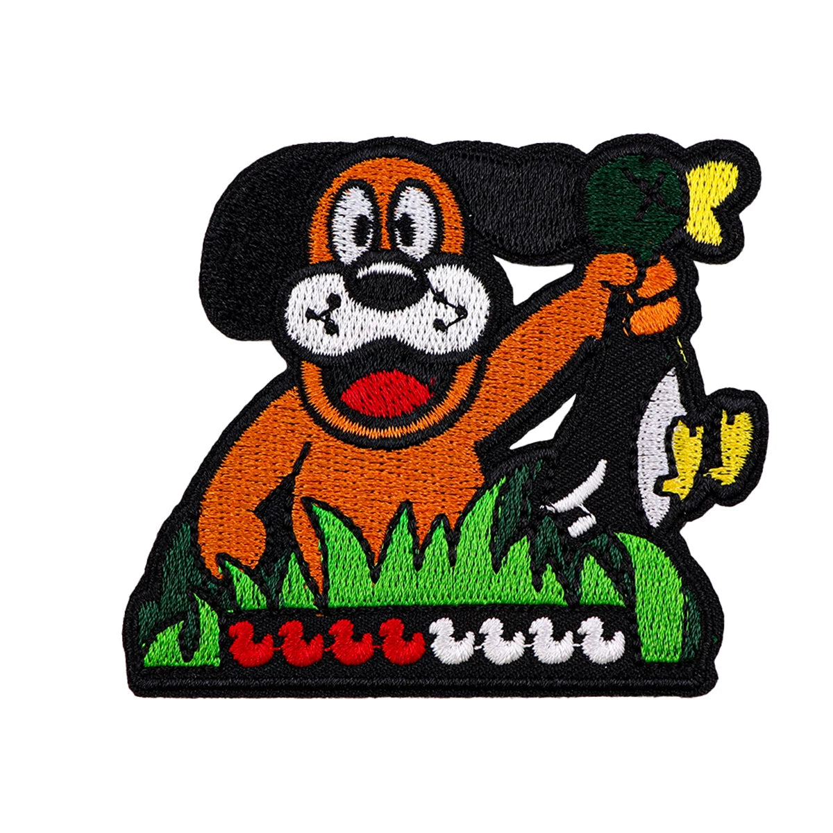 Funny Dog Iron On Patch Clothes Patch For Clothing Cartoon Duck Embroidered Patch Garment Apparel Accessories Sewing Stickers